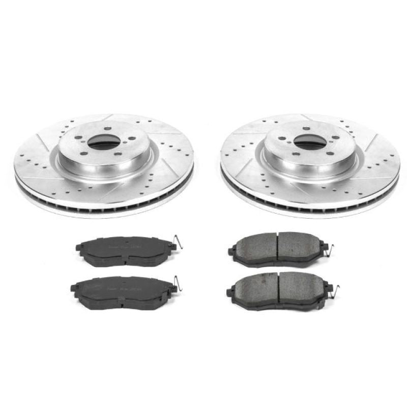 PSB Z23 Evolution Kit - Power Stop 14-18 Subaru Forester Front Z23 Evolution Sport Brake Kit