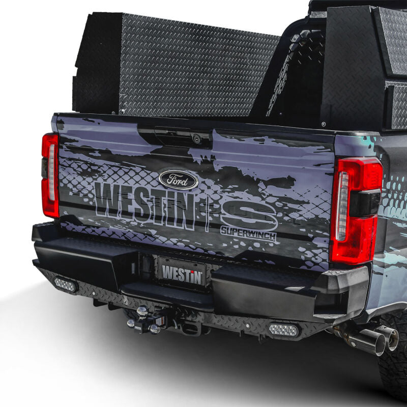 WES HDX Rear Bumpers - Westin 23-25 Ford F-250/350/450/550/600 HDX Bandit Rear Bumper - Black