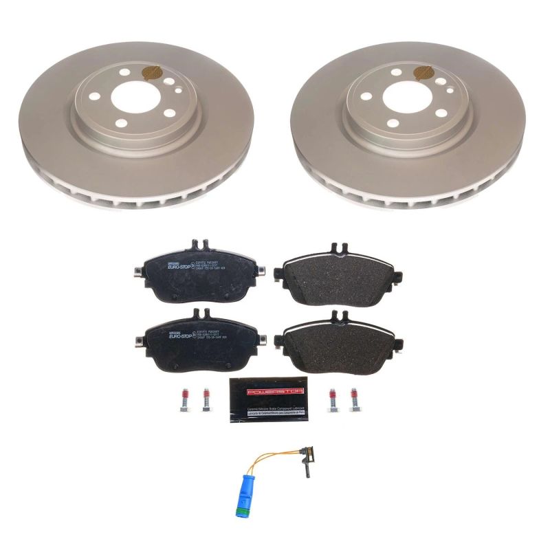 PSB Euro-Stop Kit - Power Stop 17-19 Infiniti QX30 Front Euro-Stop Brake Kit