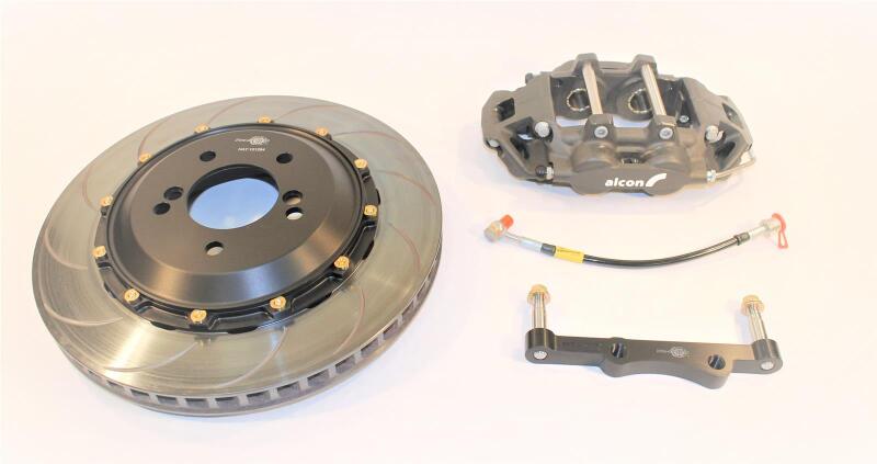 ALC Rear Brake Kits - Alcon BMW E46 M3 SCCA 4 Piston 309x32mm Rear Race Kit - Anodized