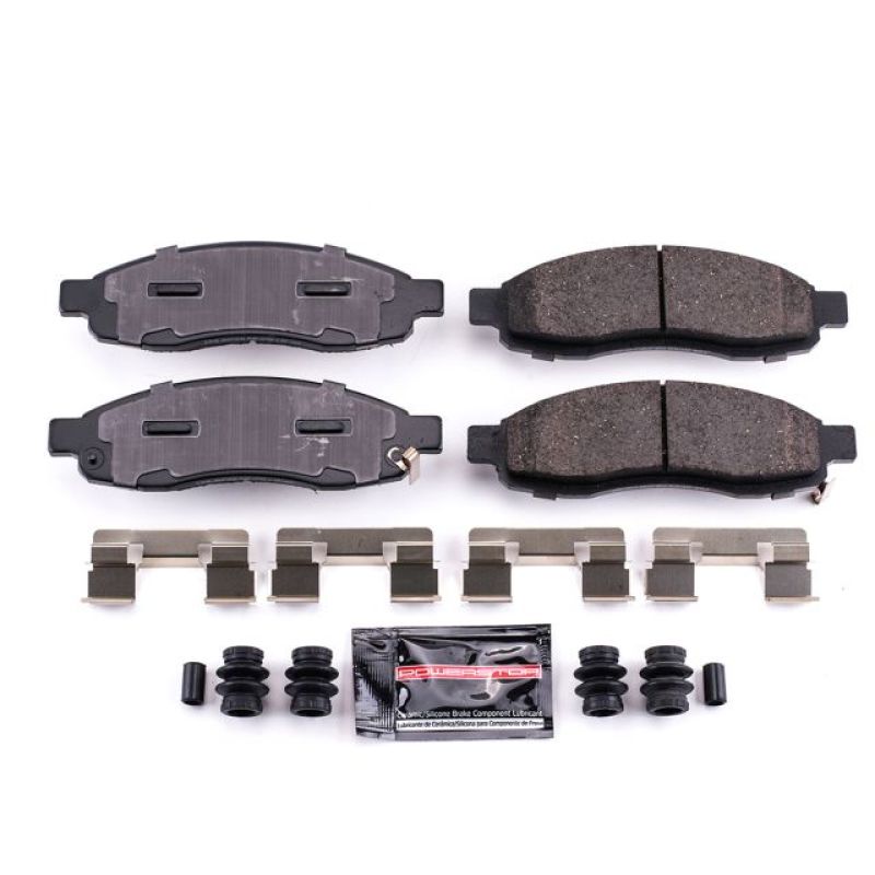 PSB Z23 Evolution Brake Pads - Power Stop 04-05 Infiniti QX56 Front Z23 Evolution Sport Brake Pads w/Hardware