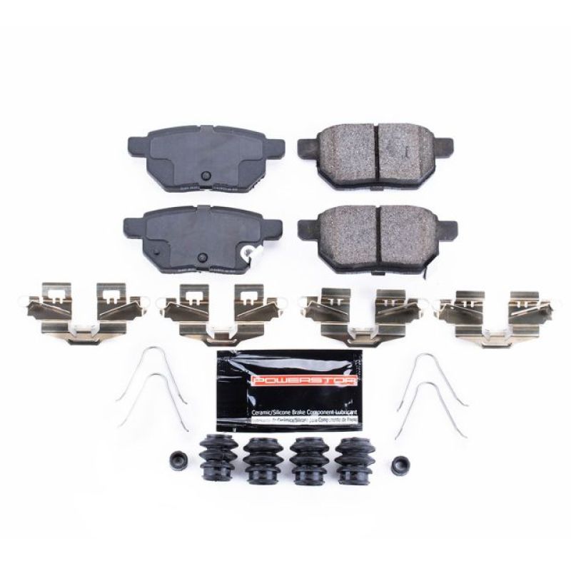 PSB Z23 Evolution Brake Pads - Power Stop 11-17 Lexus CT200h Rear Z23 Evolution Sport Brake Pads w/Hardware