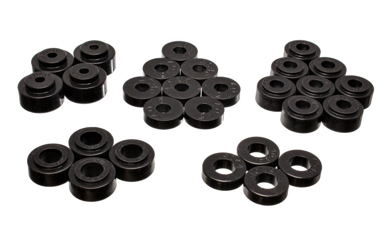 ES Body Mounts - Black - Energy Suspension GM Body Mount Set - Black