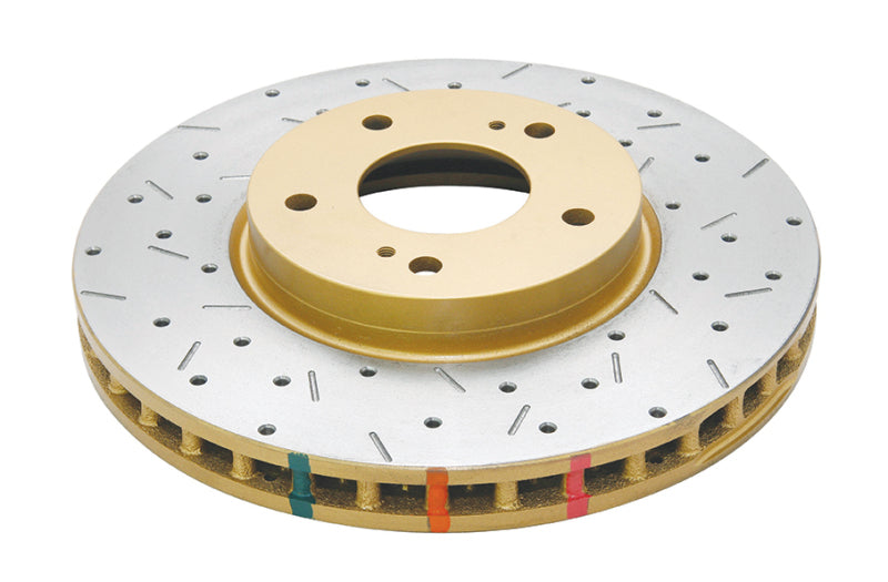 DBA 4000 Slot&Drill Rotors - DBA 8/93-7/98 Nissan R33 GTST Front Drilled & Slotted 4000 Series Rotor