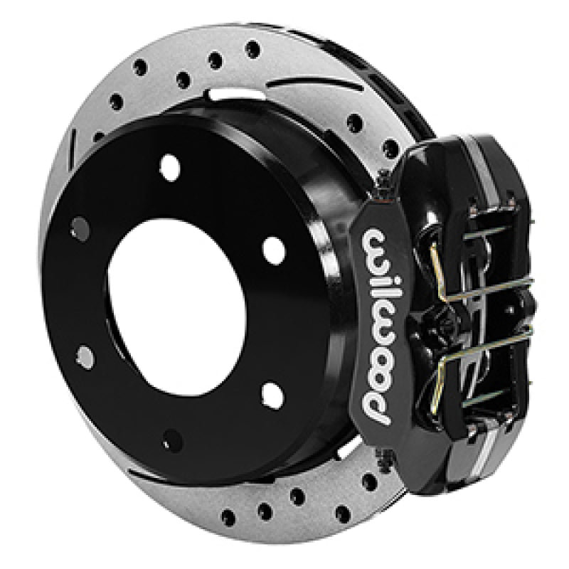 WIL Dynapro Brake Kit - Wilwood 63-87 C10/C15 DynaPro FDPLP Black Calipers 11in x .81in D/S Rotors 6-Lug Rear Disc Brake Kit