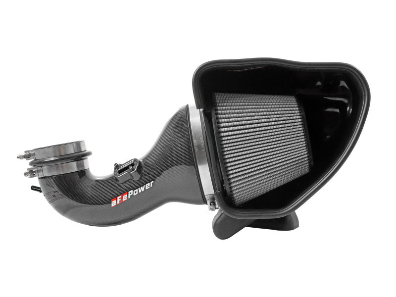 AFE Track Series Intake - aFe 17-12 Chevrolet Camaro ZL1 (6.2L-V8) Track Series Carbon Fiber CAI System w/ Pro-DRY S Filters
