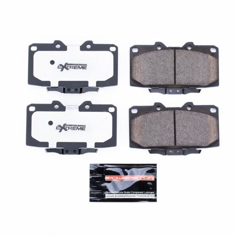 PSB Z26 Extreme Brake Pads - Power Stop 89-96 Nissan 300ZX Front Z26 Extreme Street Brake Pads w/Hardware
