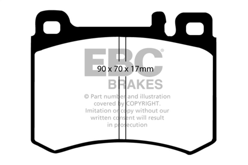 EBC Ultimax2 Brake Pad Sets - EBC 86-89 Mercedes-Benz 560 SL Ultimax Front Brake Pads