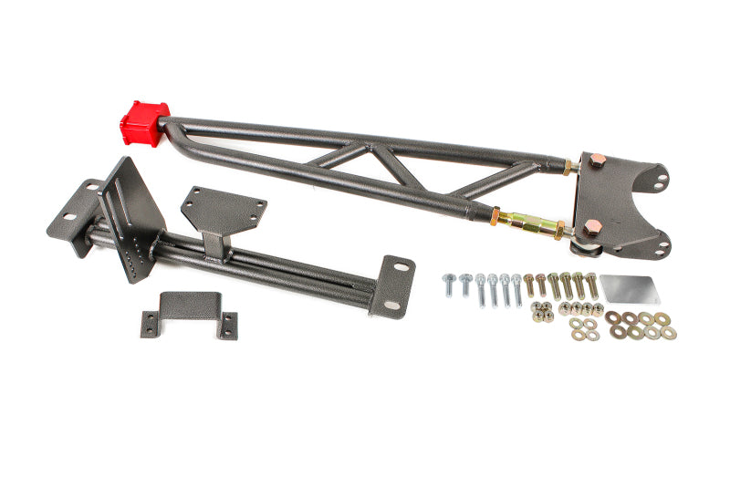 BMR Torque Arms - BMR 93-02 F-Body w/o DSL Torque Arm Tunnel Mount (For Stock Exhaust) - Black Hammertone