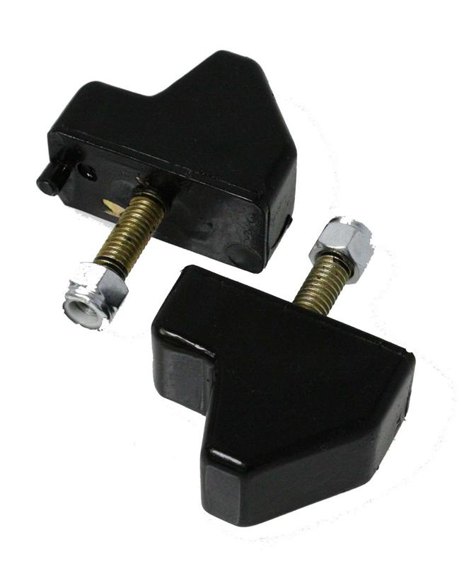 ES Bump Stops - Black - Energy Suspension GM Style Black Front Bump Stop Set