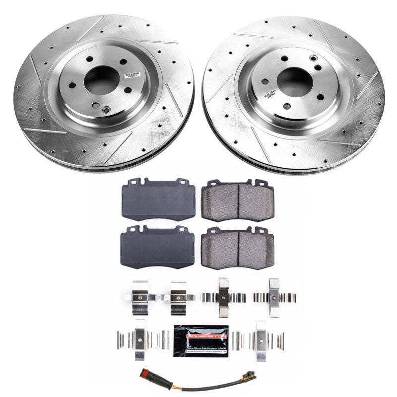 PSB Z23 Evolution Kit - Power Stop 07-10 Mercedes-Benz SLK55 AMG Front Z23 Evolution Brake Kit