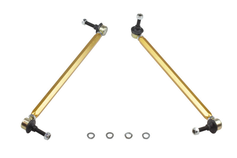 WL Sway Bar Links - Whiteline 10+ Chevy Camaro FR Coupe Front Sway Bar - Link Assy H/D Adj Steel Ball (360mm C to C)