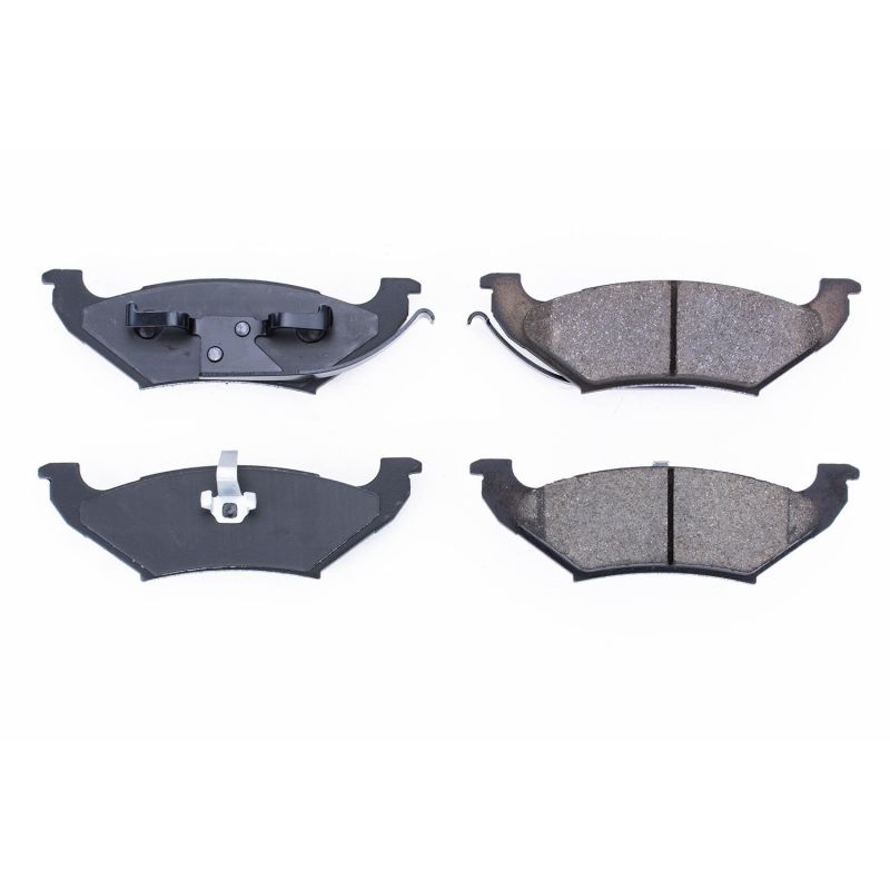 PSB Z16 Evolution Brake Pads - Power Stop 97-00 Chrysler Town & Country Rear Z16 Evolution Ceramic Brake Pads