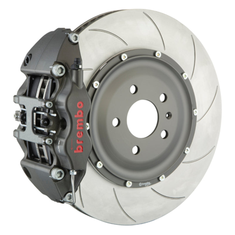 BRB Big Brake Kits - Brembo 16-23 Shelby GT350 PISTA Front Race BBK 4 Piston Billet 2pc380x34x6 5a 2pc Rotor T5-Clear HA