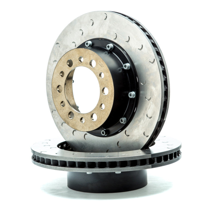 ALC Slotted Brake Rotors - Alcon 2007+ Jeep JK w/ Currie 60/70 w/5X5.5in Hubs 357x32mm - Front Left Rotor