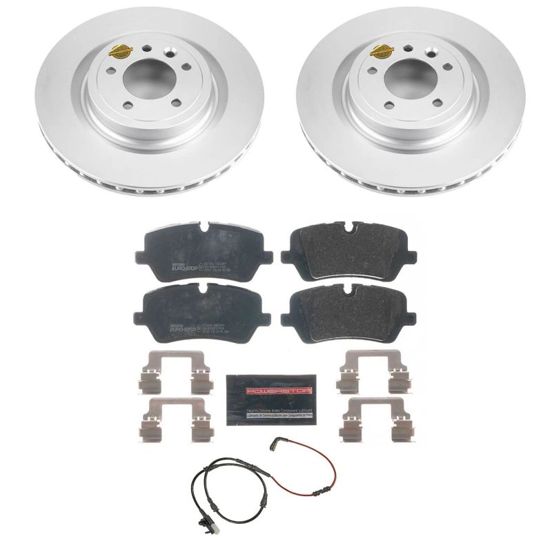 PSB Euro-Stop Kit - Power Stop 2017 Land Rover Discovery Rear Euro-Stop Brake Kit
