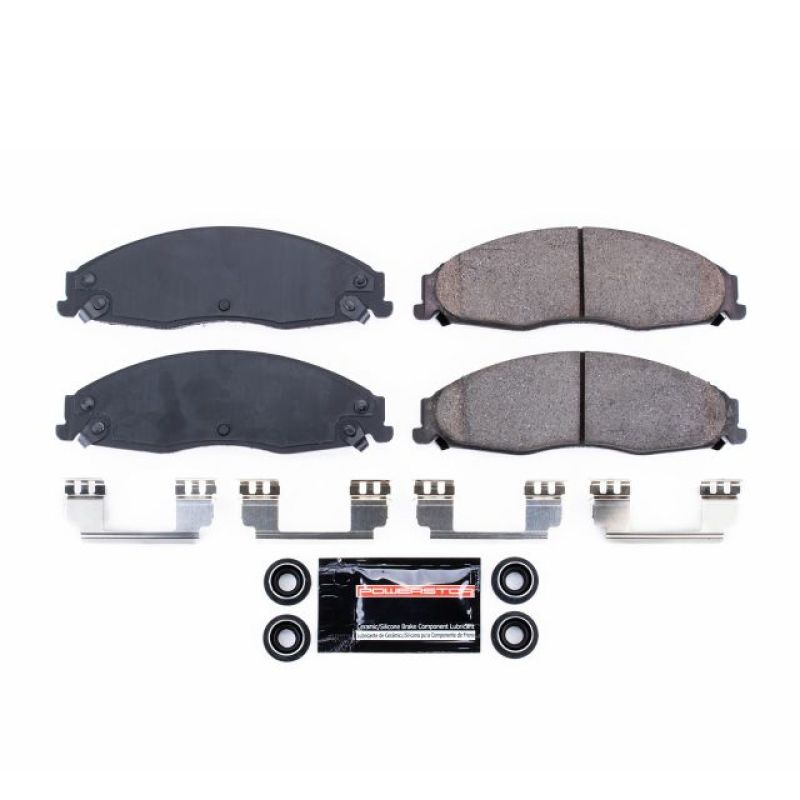 PSB Z23 Evolution Brake Pads - Power Stop 03-07 Cadillac CTS Front Z23 Evolution Sport Brake Pads w/Hardware