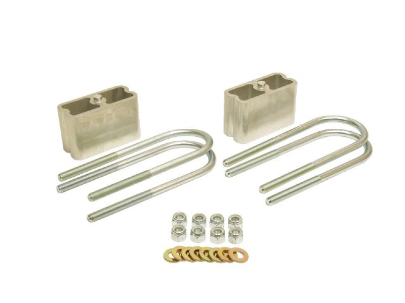 BT Lowering Block Kit - Belltech LOWERING BLOCK KIT 3inch EXTRUDED BLOCKS