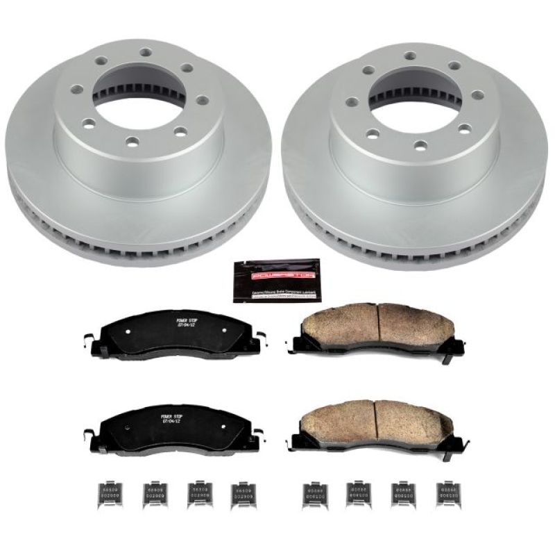 PSB Evolution Coated Rotor - Power Stop 11-18 Ram 3500 Front Z17 Coated Brake Kit