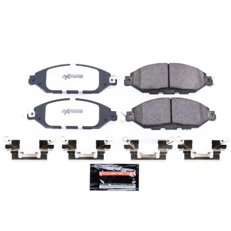 PSB Z36 Truck & Tow Brake Pads - Power Stop 2013 Infiniti JX35 Front Z36 Truck & Tow Brake Pads w/Hardware
