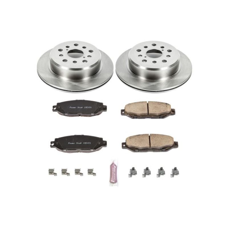 PSB Autospecialty Kit - Power Stop 99-00 Lexus SC300 Rear Autospecialty Brake Kit