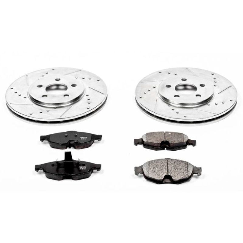PSB Z23 Evolution Kit - Power Stop 01-06 Chrysler Sebring Front Z23 Evolution Sport Brake Kit