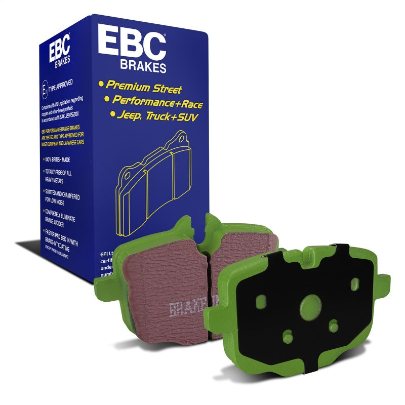 EBC Greenstuff Brake Pad Sets - EBC 10+ BMW 535i 3.0 Turbo (F10) Greenstuff Rear Brake Pads