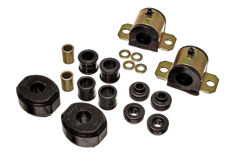 ES Sway Bar Bushings - Black - Energy Suspension 72-93 Dodge D100/200/300/Ram Charger 2WD Black 15/16in Front Sway Bar Bushings