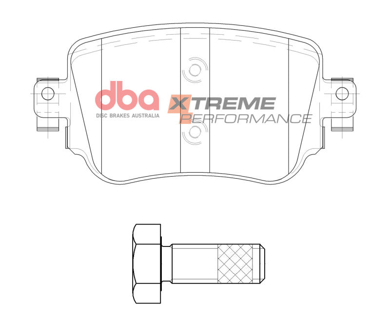 DBA XP Performance Brake Pads - DBA 16-19 Audi Q3 Rear XP Performance Brake Pads