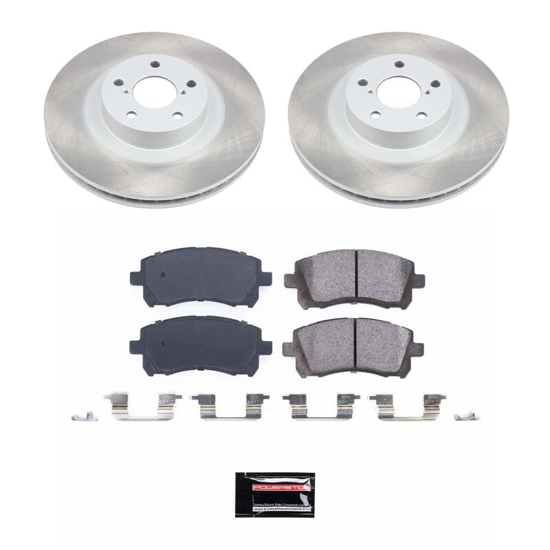 PSB Semi-Coated Rotor Kits - Power Stop 01-02 Subaru Outback Front Semi-Coated Rotor Kit