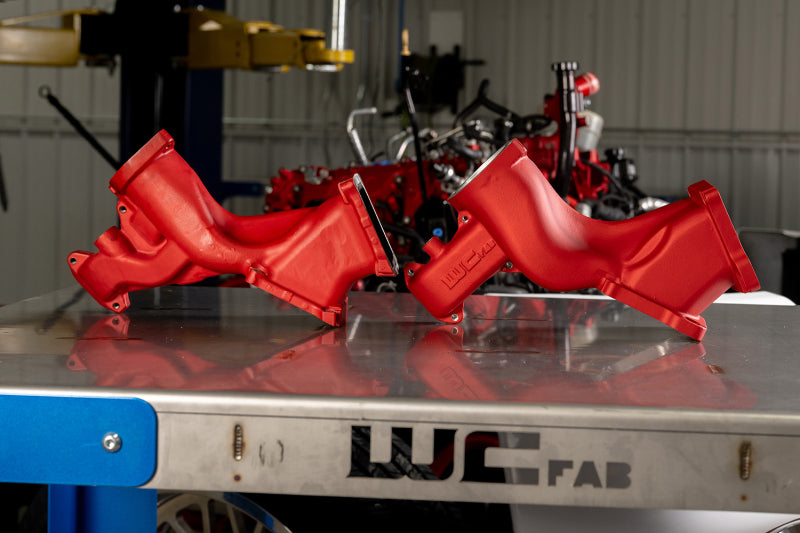 WCF Y-Bridge Kit - Wehrli 11-16 Chevrolet 6.6L LML Duramax High Flow Y-Bridge Kit - Gloss Black