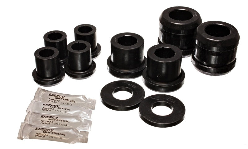 ES Cntrl Arm Bushings - Black - Energy Suspension 04-07 Mazda RX8 Black Front Control Arm Bushing Set