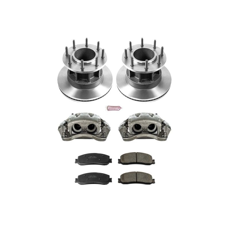 PSB Autospecialty Rotor - Power Stop 2012 Ford F-350 Super Duty Front Autospecialty Kit w/Cals