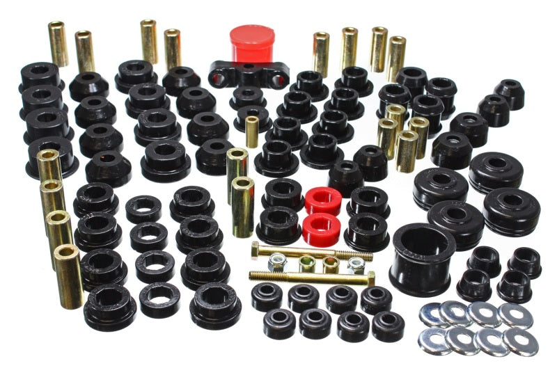 ES Hyper-Flex Sets - Black - Energy Suspension 88-91 Honda Civic/CRX Black Hyper-Flex Master Bushing Set