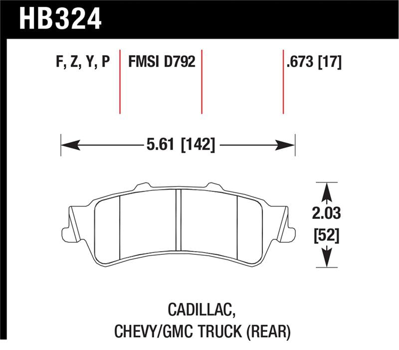 HAWK Super Duty Brake Pad Sets - Hawk Super Duty Street Brake Pads