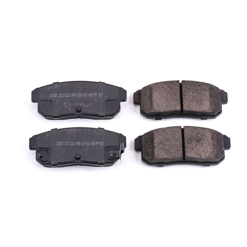 PSB Z16 Evolution Brake Pads - Power Stop 04-11 Mazda RX-8 Rear Z16 Evolution Ceramic Brake Pads