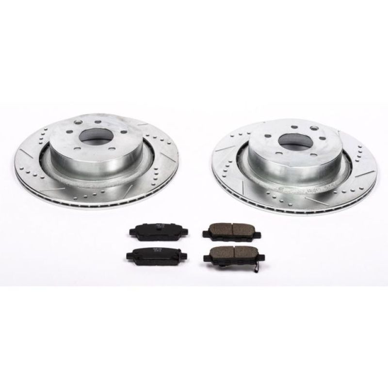 PSB Z23 Evolution Kit - Power Stop 07-08 Infiniti G35 Rear Z23 Evolution Sport Brake Kit