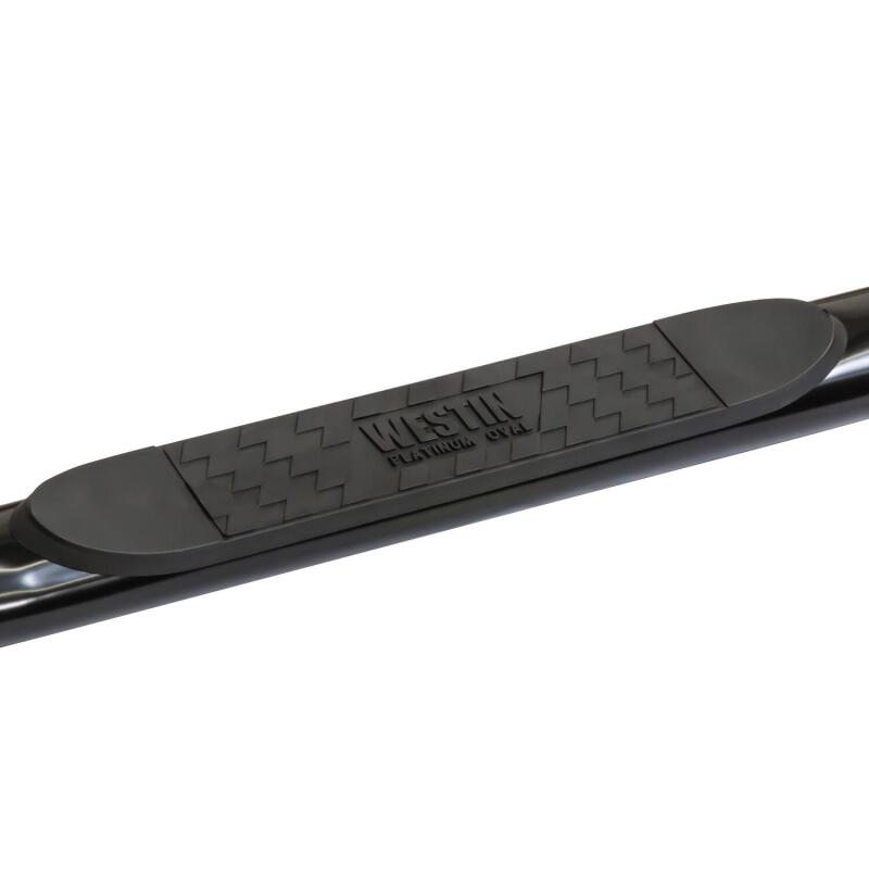 WES Nerf Bars - Platinum 4 - Westin 2003-2013 Chevrolet/GMC Avalanche 1500 w/out cladding Platinum 4 Oval Nerf Step Bars - Black