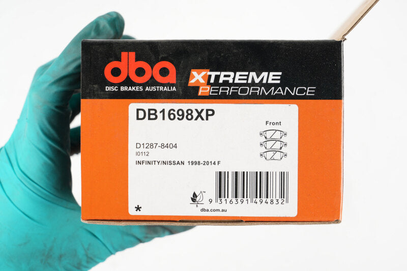 DBA XP Performance Brake Pads - DBA 07-09 Infiniti G37 S XP Performance Front Brake Pads