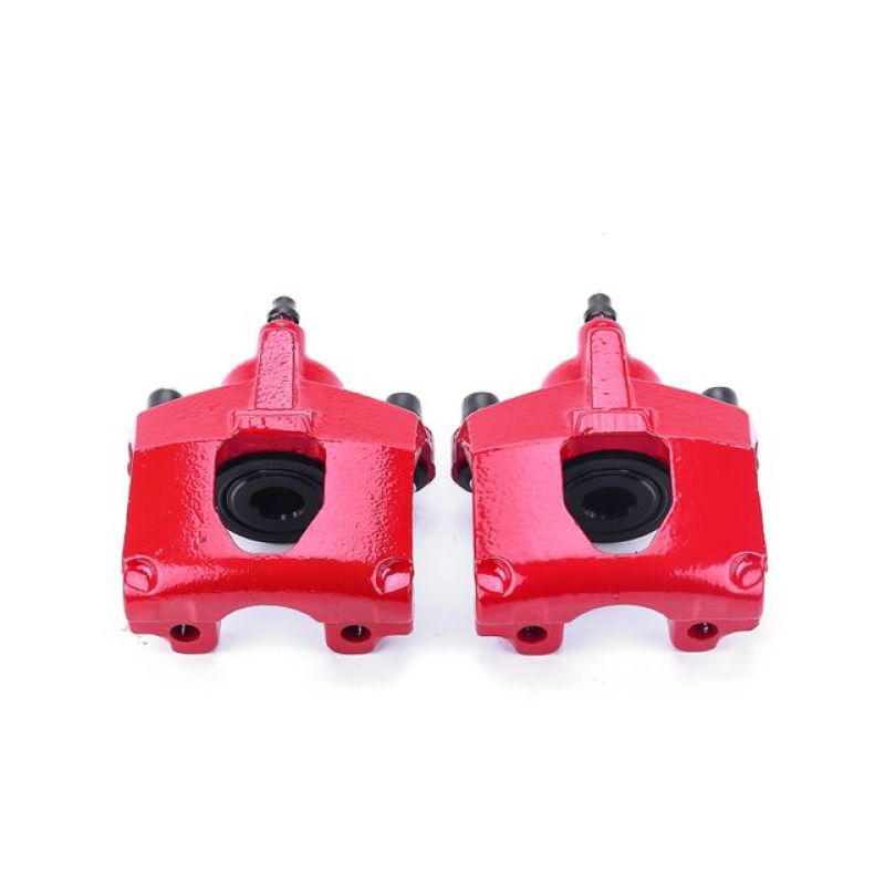 PSB Red Calipers - Power Stop 00-07 Chrysler Town & Country Rear Red Calipers w/o Brackets - Pair