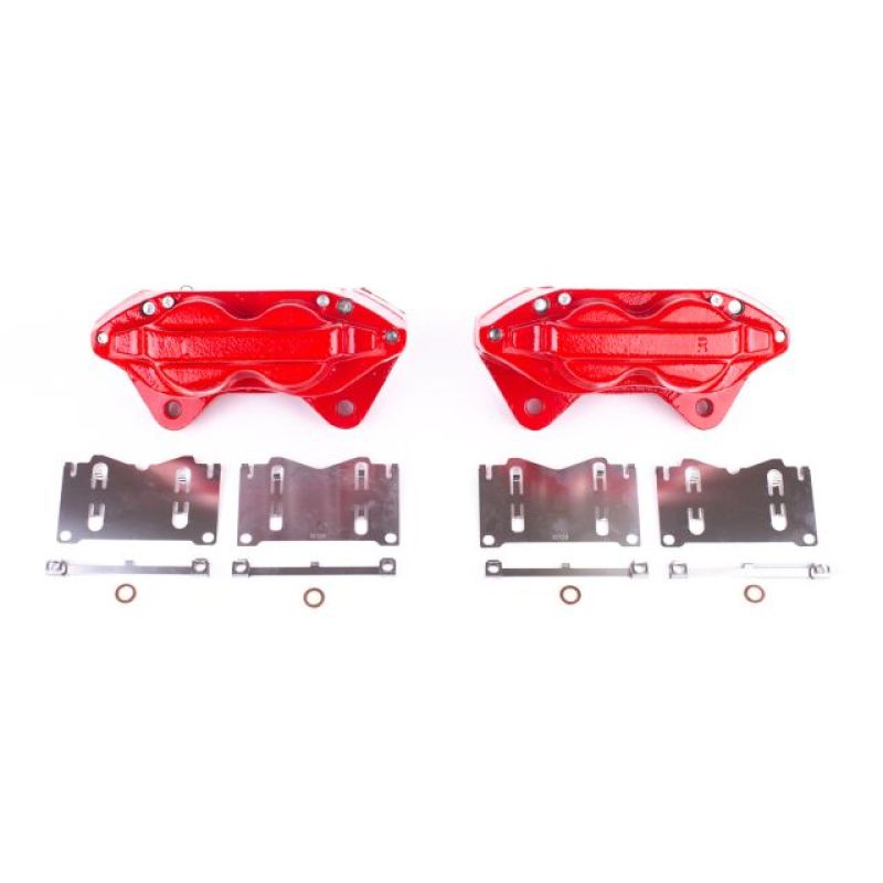 PSB Red Calipers - Power Stop 98-02 Lexus LX470 Front Red Calipers w/o Brackets - Pair