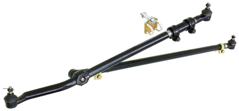 ROK Currectlync Steering Kits - RockJock TJ/LJ/XJ/MJ Currectlync Steering System Bolt-On w/ 1 1/4in Dia. Tie Rod/Forged Drag Link