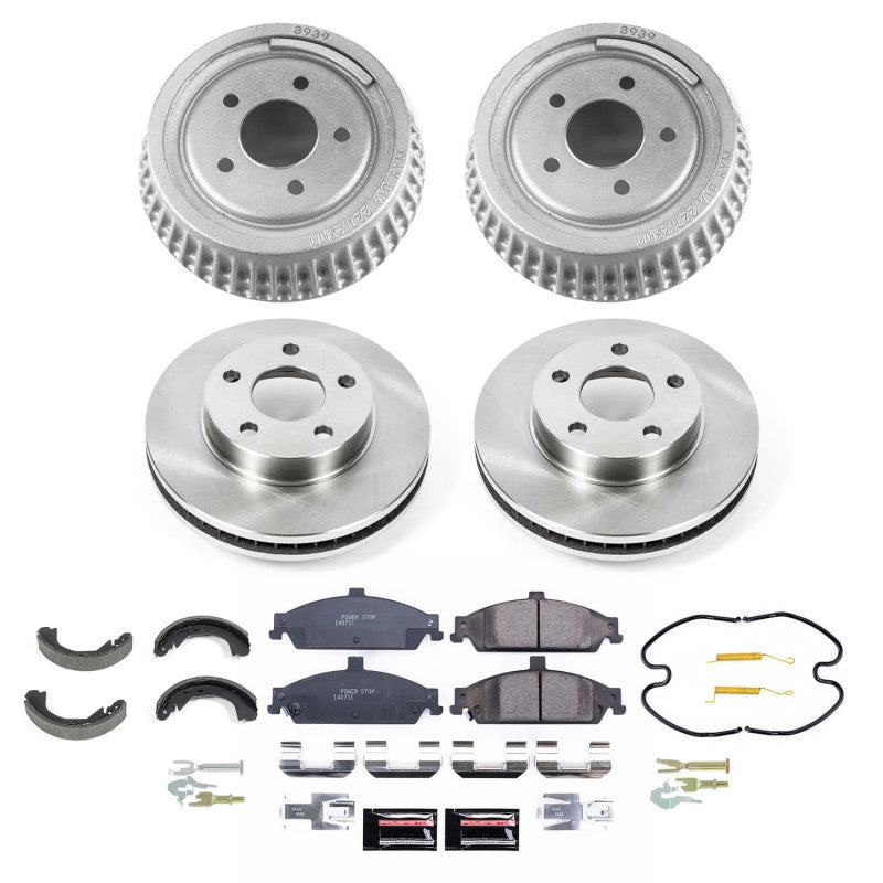 PSB Autospecialty Kit - Power Stop 03-04 Oldsmobile Alero Front & Rear Autospecialty Brake Kit