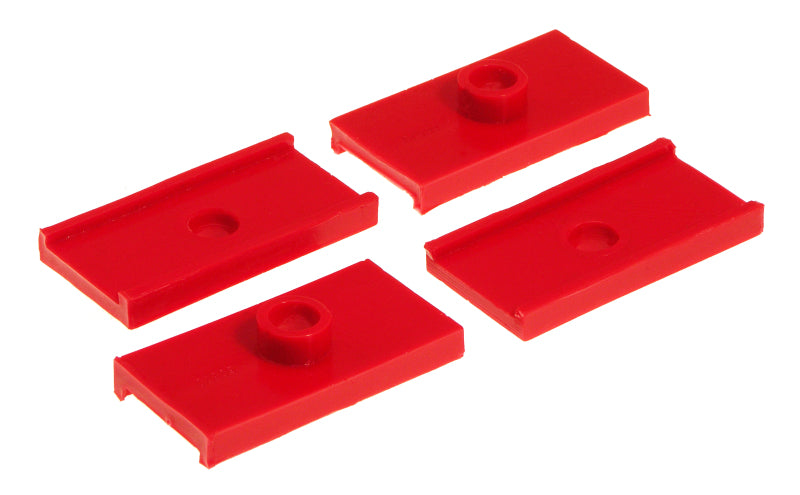 PRO Spring/Shackle Bush- Red - Prothane 62-74 MG Midget Leaf Spring Pad Kit - Red