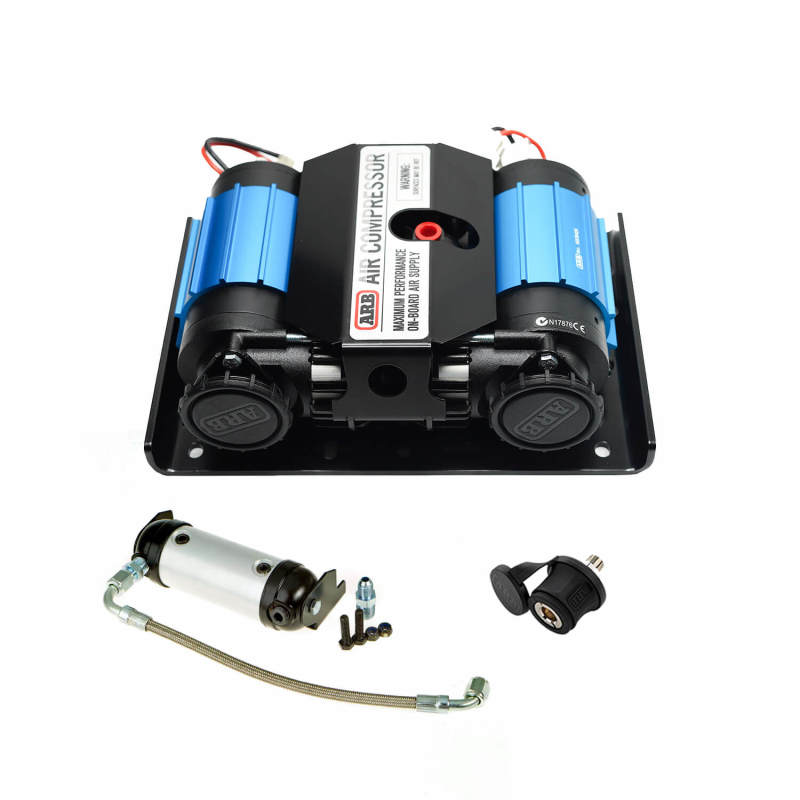 ARB Compressors - ARB Ford Bronco Twin 12V Onboard Compressor Kit
