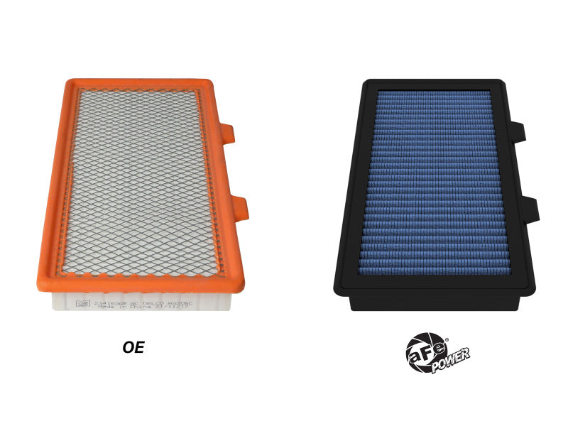 AFE Pro-5 R Direct Fit Filter - aFe MagnumFLOW Pro 5R OE Replacement Filter 16-19 Cadillac CT-6 L4-2.0L