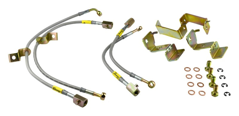 GR G-Stop Brake Line Kits - Goodridge 05-14 Ford Mustang (w/ABS) Stainless Steel Brake Line Kit