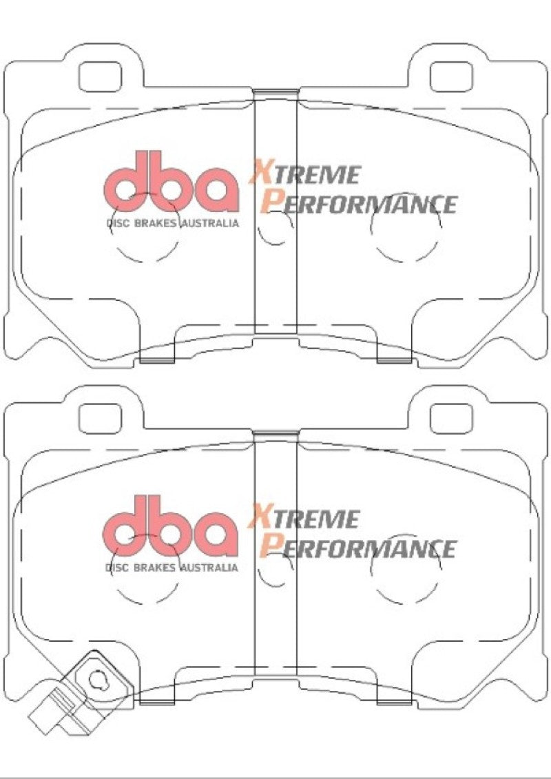 DBA XP Performance Brake Pads - DBA 09-21 Nissan 370Z XP Performance Front Brake Pads