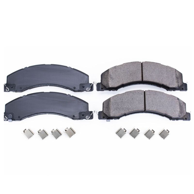 PSB Z17 Evolution Brake Pads - Power Stop 08-10 Dodge Ram 4500 Front or Rear Z17 Evolution Ceramic Brake Pads w/Hardware