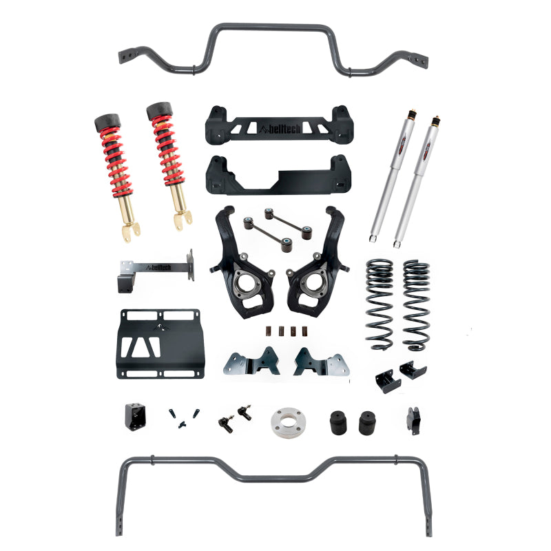 BT Lift Kits - Belltech 19-21 RAM 1500 4WD All Cabs 6in-8in Performance Handling Coilover Lift Kit w/Sway Bar Set
